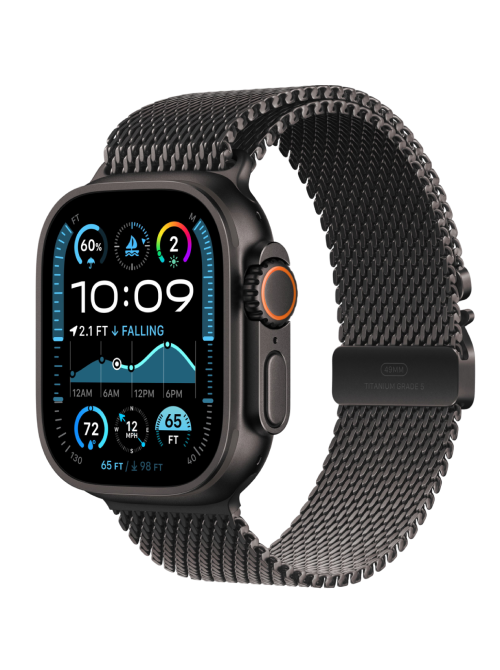 Apple Watch Titanium Milanese Loop Black