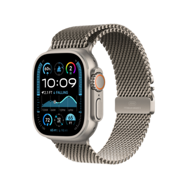 Apple Watch Titanium Milanese Loop Natural