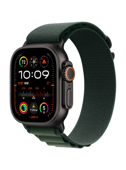Apple Watch Ultra 2 Alpine Loop (2024) Black (Dark Green/Navy/Tan)