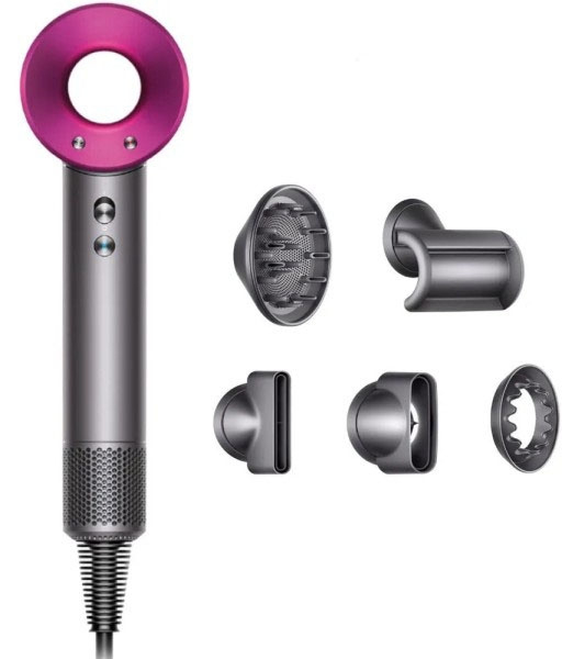 Фен Dyson Supersonic HD08, фуксия/никель