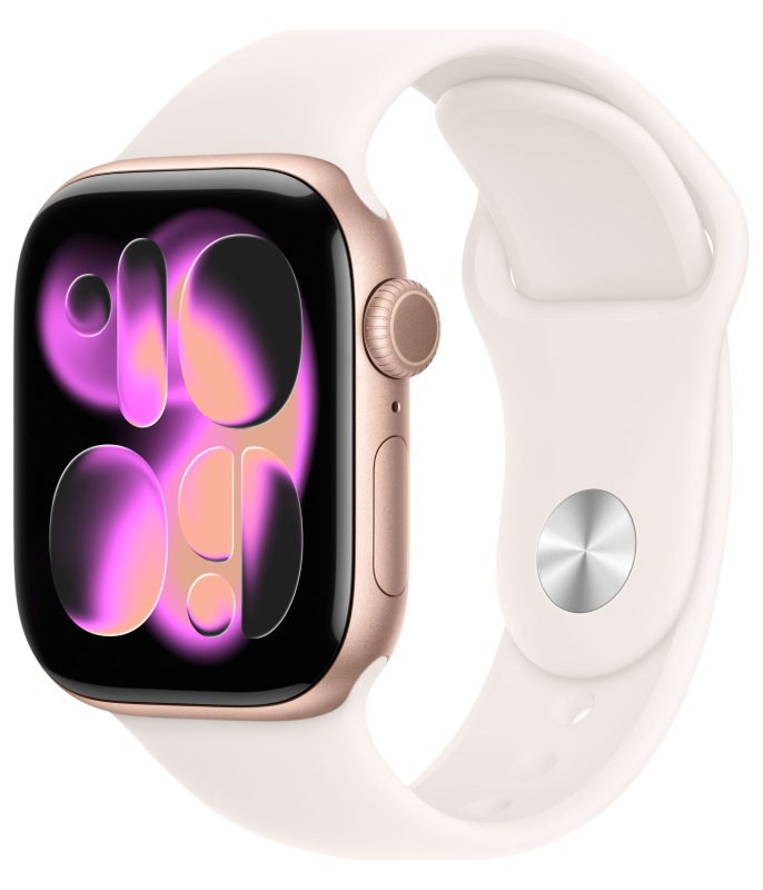 Apple Watch 11 46mm, Aluminum Rose Gold